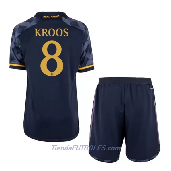 Conjunto Real Madrid Kroos 8 Niño Segunda 23/24