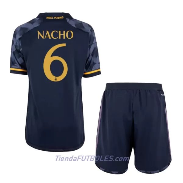 Conjunto Real Madrid Nacho 6 Niño Segunda 23/24