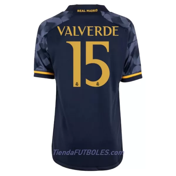 Conjunto Real Madrid Valverde 15 Niño Segunda 23/24