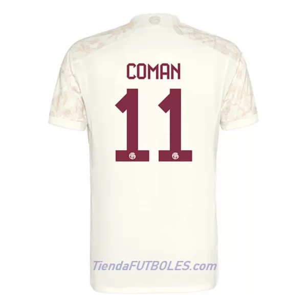 Camiseta FC Bayern de Múnich Coman 11 Champions League Hombre Tercera 23/24