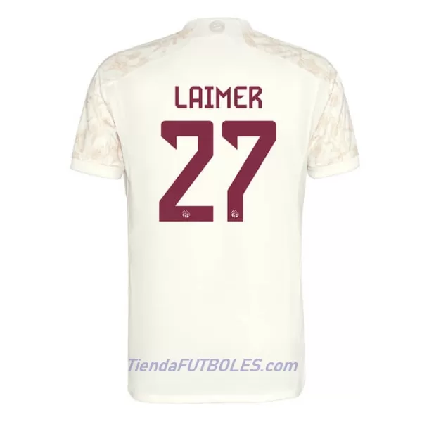 Camiseta FC Bayern de Múnich Laimer 27 Champions League Hombre Tercera 23/24