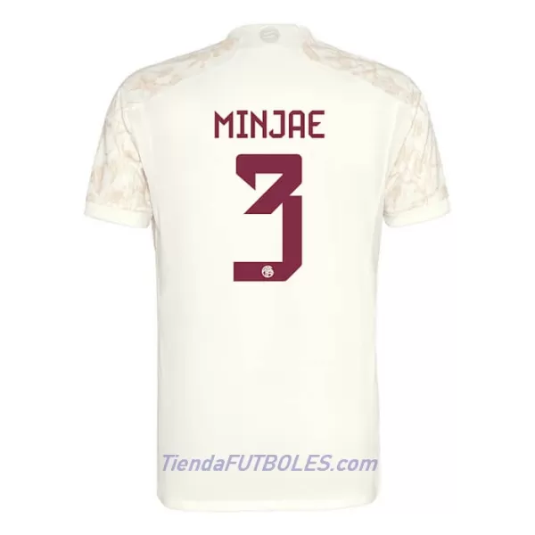 Camiseta FC Bayern de Múnich Minjae 3 Champions League Hombre Tercera 23/24