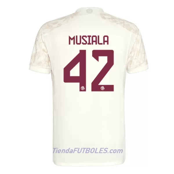 Camiseta FC Bayern de Múnich Musiala 42 Champions League Hombre Tercera 23/24