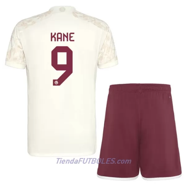 Conjunto FC Bayern de Múnich Kane 9 Champions League Niño Tercera 23/24