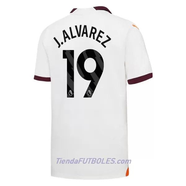 Camiseta Manchester City J. Alvarez 19 Hombre Segunda 23/24