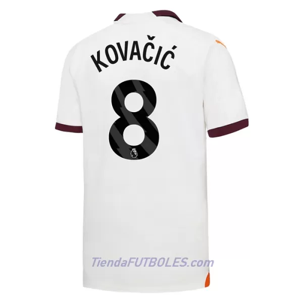 Camiseta Manchester City Kovacic 8 Hombre Segunda 23/24