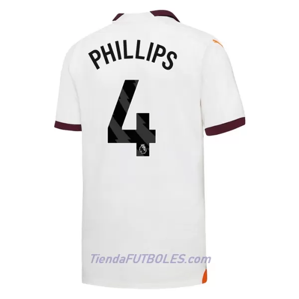 Camiseta Manchester City Phillips 4 Hombre Segunda 23/24