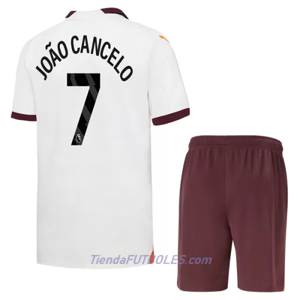 Conjunto Manchester City Joao Cancelo 7 Niño Segunda 23/24