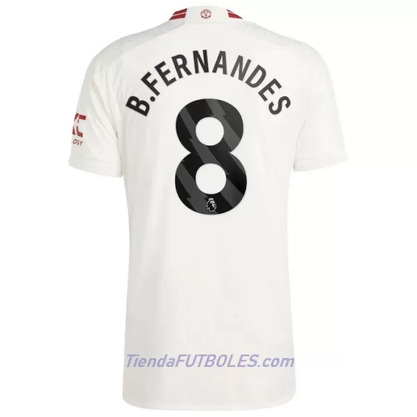 Camiseta Manchester United Bruno Fernandes 8 Hombre Tercera 23/24