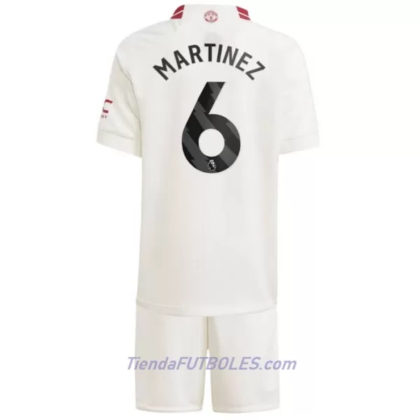 Conjunto Manchester United Martinez 6 Niño Tercera 23/24