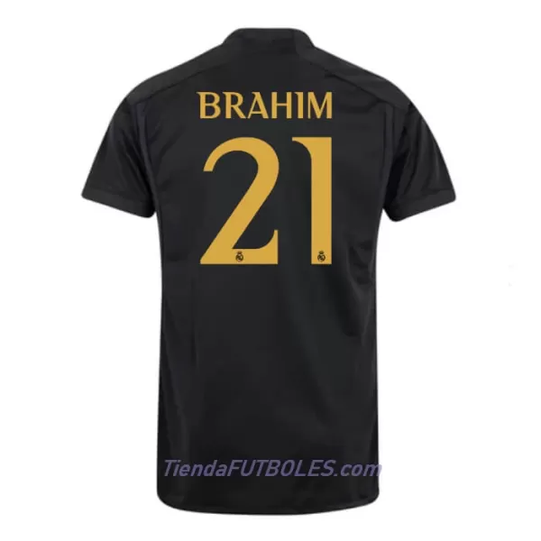 Camiseta Real Madrid Brahim 21 Hombre Tercera 23/24