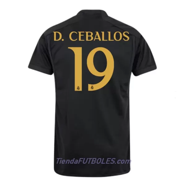 Camiseta Real Madrid D. Ceballos 19 Hombre Tercera 23/24