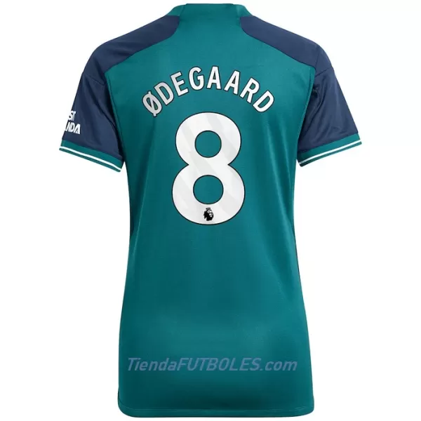 Camiseta Arsenal Odegaard 8 Mujer Tercera 23/24