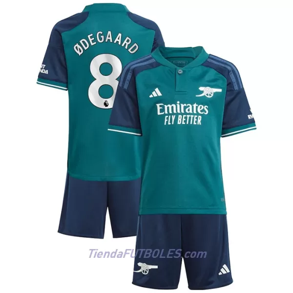 Conjunto Arsenal Odegaard 8 Niño Tercera 23/24