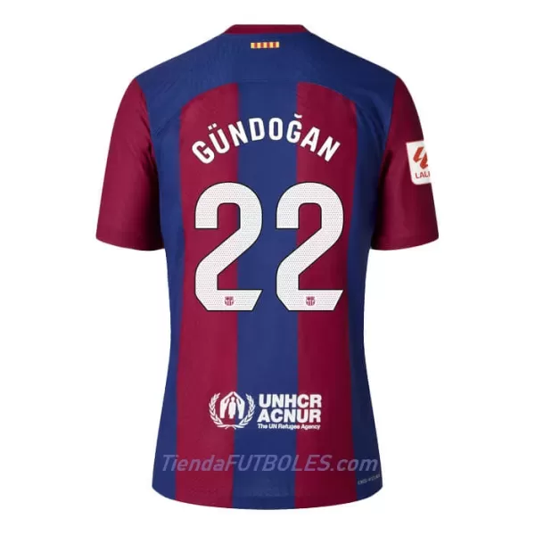 Camiseta FC Barcelona Gundogan 22 Hombre Primera 23/24