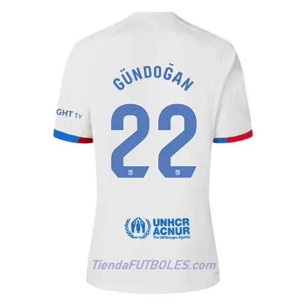 Camiseta FC Barcelona Gundogan 22 Hombre Segunda 23/24