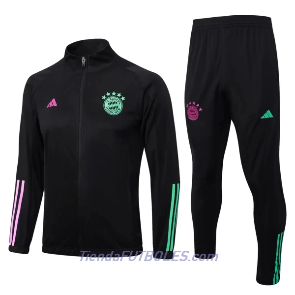 FC Bayern de Múnich Conjunto De Chaqueta De Entrenamiento Hombre 23/24 Negra