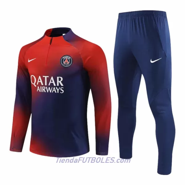 Paris Saint-Germain Chándal De Entrenamiento Hombre Cremallera Cuarto 23/24 Roja