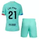 Conjunto FC Barcelona Frenkie de Jong 21 Niño Tercera 23/24