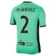 Camiseta Atlético Madrid JM Gimenez 2 Hombre Tercera 23/24