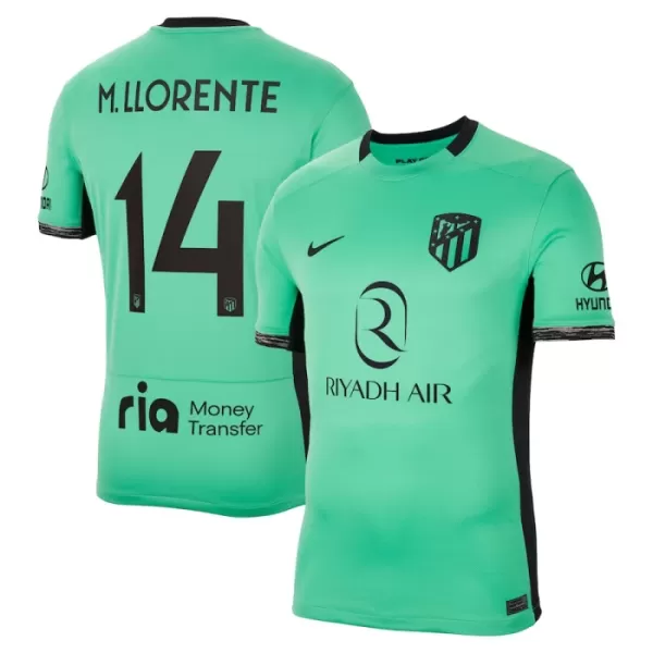 Camiseta Atlético Madrid M. Llorente 14 Hombre Tercera 23/24