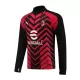 AC Milan Sudadera De Entrenamiento Hombre Cremallera Cuarto 23/24 Negra Roja