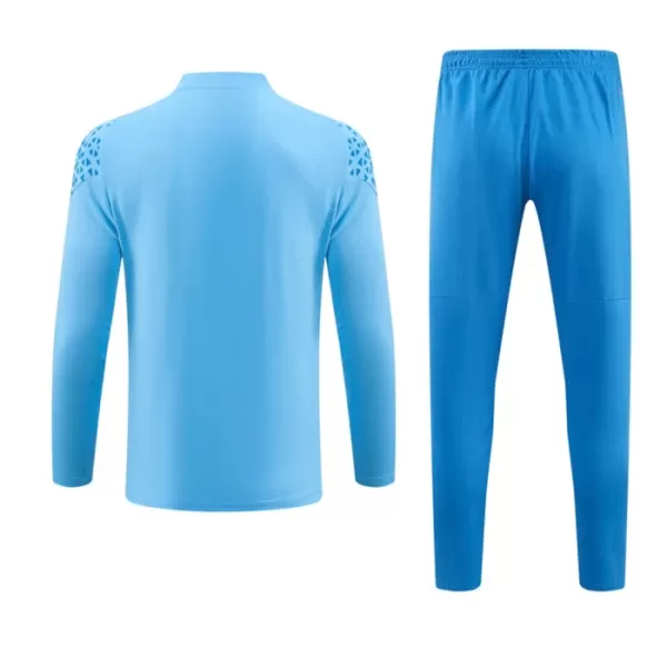 Manchester City Sudadera De Entrenamiento Hombre Cremallera Cuarto 23/24 Azul