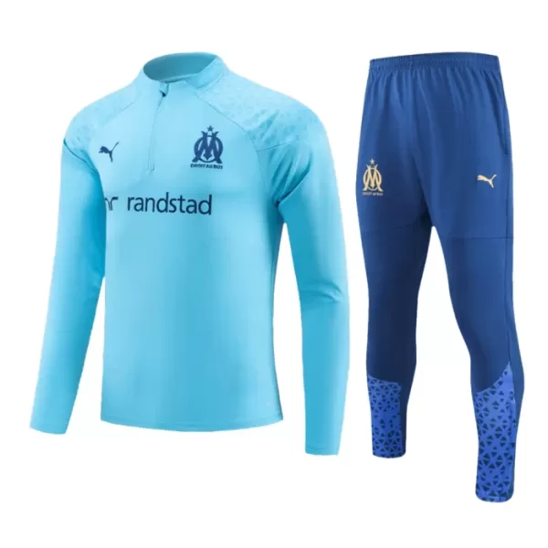 Olympique de Marseille Sudadera De Entrenamiento Hombre Cremallera Cuarto 23/24 Azul