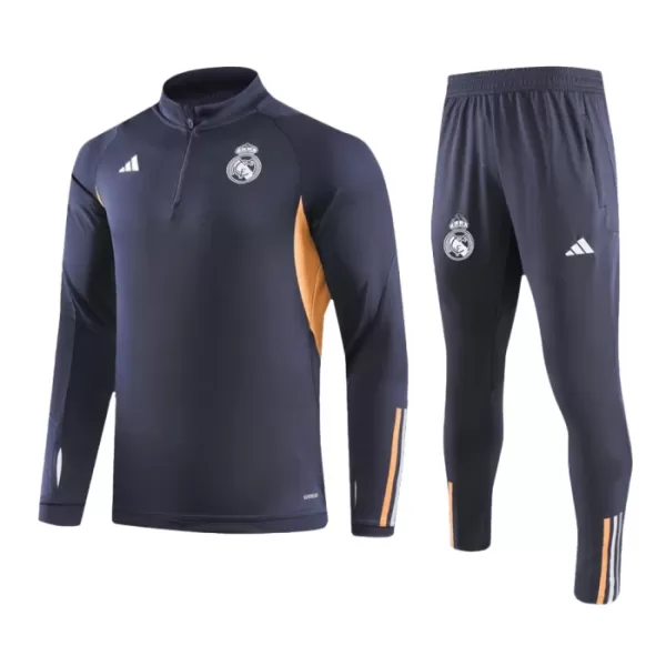 Real Madrid Sudadera De Entrenamiento Hombre Cremallera Cuarto 23/24 Gris