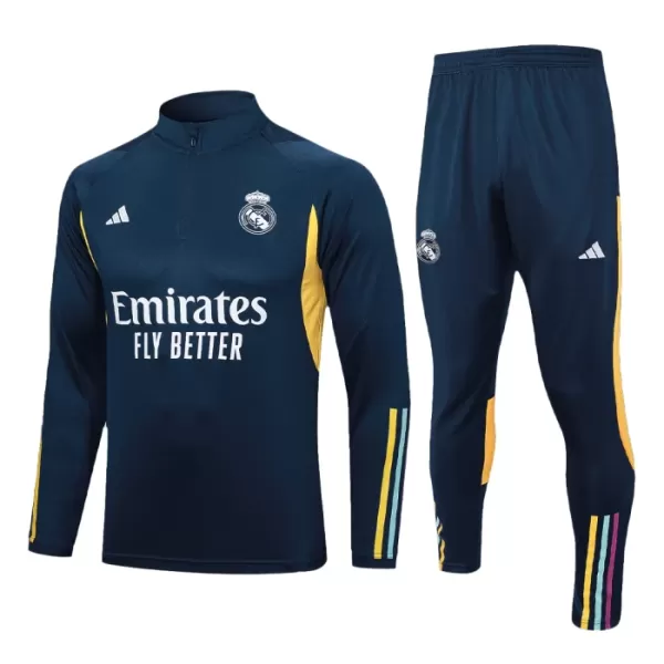 Real Madrid Sudadera De Entrenamiento Hombre Cremallera Cuarto 23/24 Navy