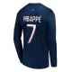 Camiseta Manga Larga Paris Saint-Germain Mbappé 7 Hombre Primera 23/24