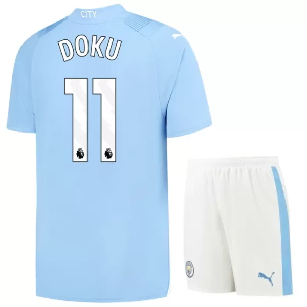 Conjunto Manchester City Doku 11 Niño Primera 23/24