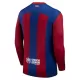 Conjunto Manga Larga FC Barcelona Niño Primera 23/24