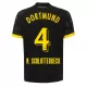 Camiseta Borussia Dortmund N. Schlotterbeck 4 Hombre Segunda 23/24