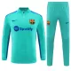 Barcelona Sudadera De Entrenamiento Hombre Cremallera Cuarto 23/24 Azul