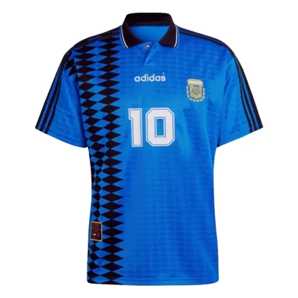 Camiseta Argentina 10 Hombre Segunda Retro 1994