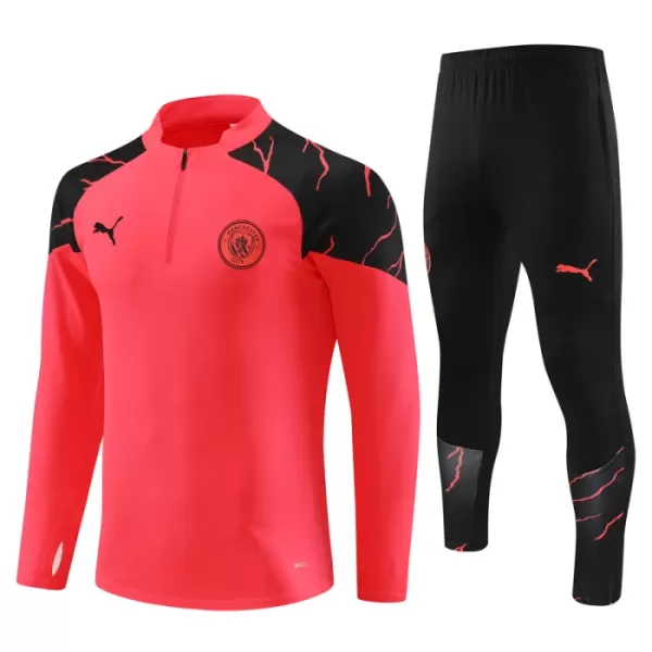 Manchester City Sudadera De Entrenamiento Hombre Cremallera Cuarto 23/24 Roja