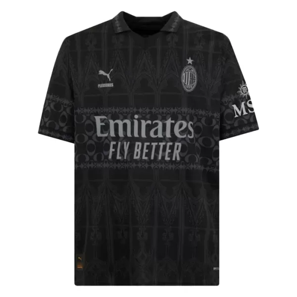 Camiseta AC Milan Christian Pulisic 11 Cuarta Hombre 23/24 Negra
