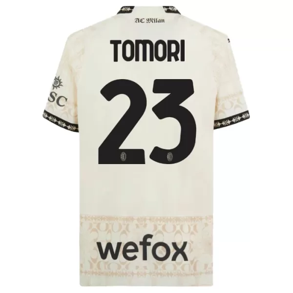 Camiseta AC Milan Fikayo Tomori 23 Cuarta Hombre 23/24 Blanca