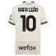 Camiseta AC Milan Rafael Leao 10 Cuarta Hombre 23/24 Blanca