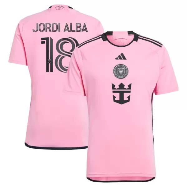 Camiseta Inter Miami CF Jordi Alba Ramos 18 Hombre Primera 24/25