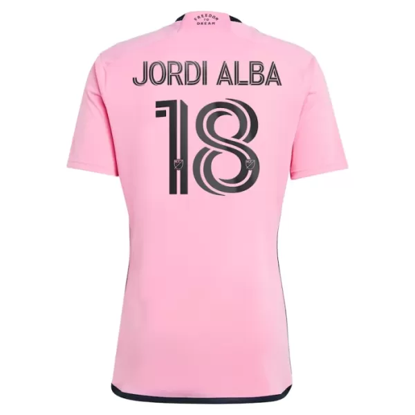 Camiseta Inter Miami CF Jordi Alba Ramos 18 Hombre Primera 24/25