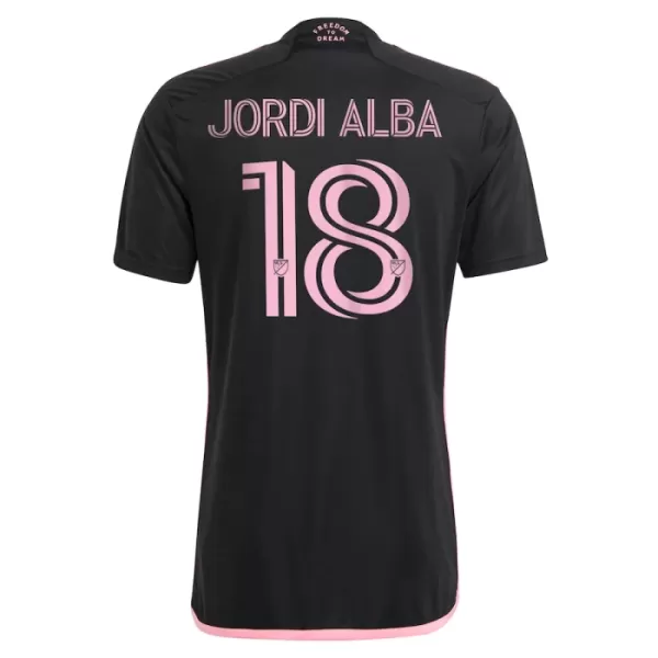 Camiseta Inter Miami CF Jordi Alba Ramos 18 Hombre Segunda 24/25
