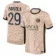 Camiseta Paris Saint-Germain Bradley Barcola 29 Cuarta Hombre Jordan 23/24