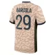 Camiseta Paris Saint-Germain Bradley Barcola 29 Cuarta Hombre Jordan 23/24