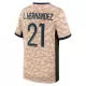 Camiseta Paris Saint-Germain Lucas Hernandez 21 Cuarta Hombre Jordan 23/24