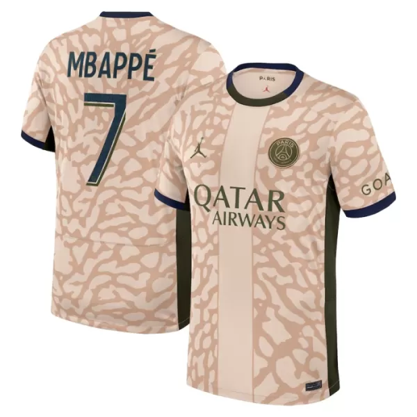 Camiseta Paris Saint-Germain Mbappé 7 Cuarta Hombre Jordan 23/24
