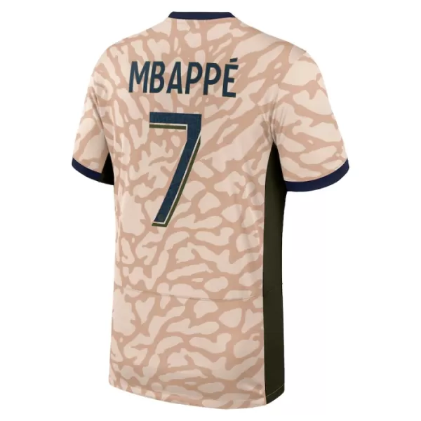 Camiseta Paris Saint-Germain Mbappé 7 Cuarta Hombre Jordan 23/24