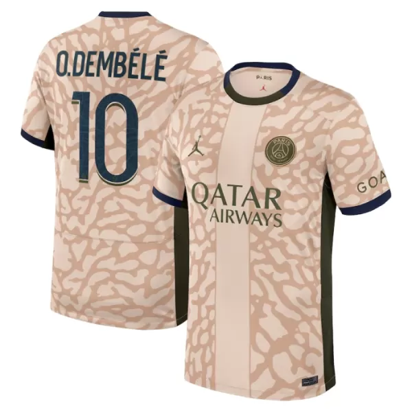 Camiseta Paris Saint-Germain O. Dembele 10 Cuarta Hombre Jordan 23/24