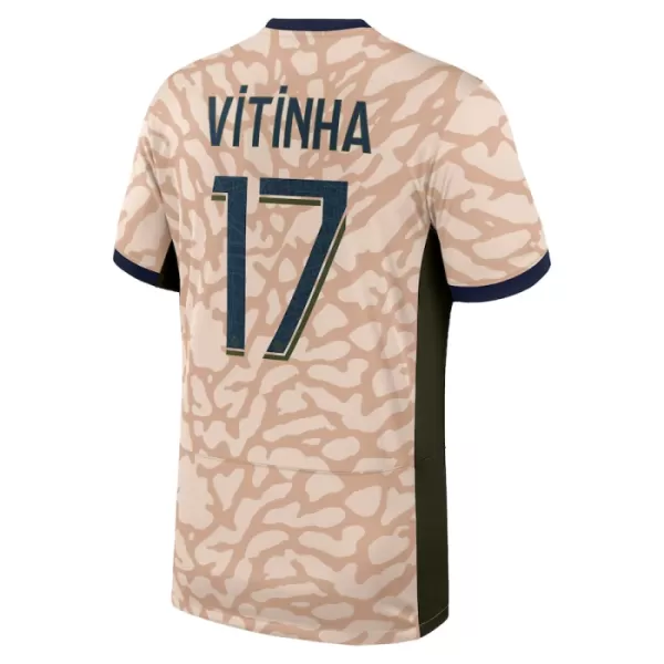 Camiseta Paris Saint-Germain Vitinha 17 Cuarta Hombre Jordan 23/24